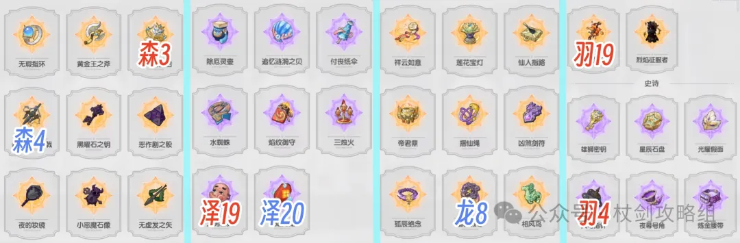 杖剑传说遗物探寻优先级攻略