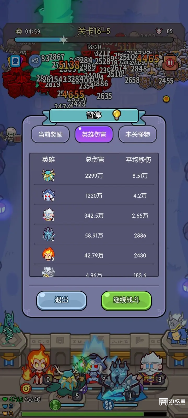 我在神界刷装备平民最强阵容推荐攻略