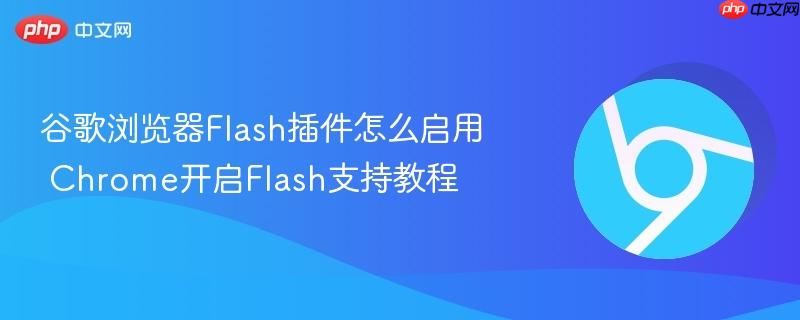 Chrome开启Flash支持教程- 谷歌浏览器Flash插件怎么启用
